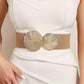 Women's Vintage Gold Buckle High Elastic Belt🎁