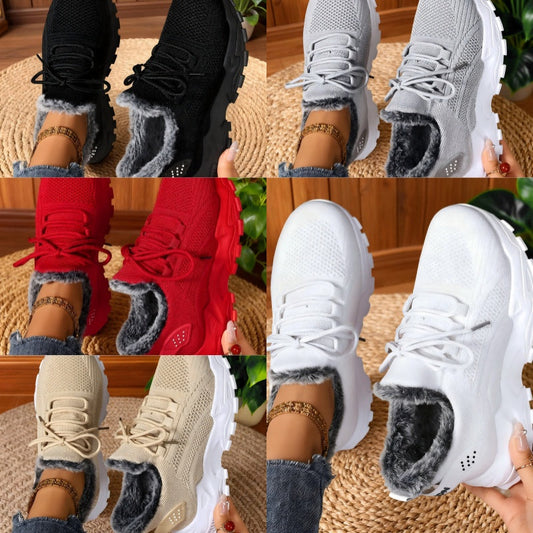 📢📢60% de réduction ! Chaussures Hiver Femme – Chaudes, Respirantes & Ultra-Confortables 🥿🔥