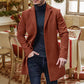 Manteau en tweed polyvalent et confortable pour homme