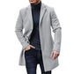 Manteau en tweed polyvalent et confortable pour homme