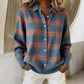 📢📢60 % de réduction !⏰Veste-pull à carreaux boutonnée pour femme👔🔥Achetez 2 livraison gratuite
