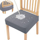 📢📢 3+3 GRATUIT⏰Housse de chaise hydrofuge avec jacquard en losanges – Pour chaises de salle à manger, d'hôtel et de maison 🪑✨