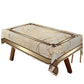 📢📢60% de réduction ! 🍽️ Nappe Marbre Imperméable – Élégance Beige & Or, S’Essuie en un Clin d’Œil !