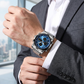 Montre militaire étanche pour homme – analogique-numérique, en acier inoxydable et résistante aux chocs 🛡️