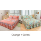 🌹🛏️ 53 % de réduction ⚡ Jupe de lit à volants 3 pièces – Imprimé floral, doux tissu brossé & design romantique! Offre limitée, garantie 30 jours 😊
