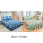 🌹🛏️ 53 % de réduction ⚡ Jupe de lit à volants 3 pièces – Imprimé floral, doux tissu brossé & design romantique! Offre limitée, garantie 30 jours 😊