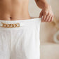 📢📢49 % de réduction !! ⏰Pantalon taille haute à jambes larges pour femme avec ceinture décorative