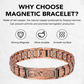 Bracelet magnétique pour homme à motif aigle
