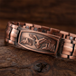 Bracelet magnétique pour homme à motif aigle