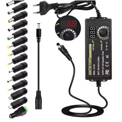 🔥Adjustable 3V-24V 3A Universal AC/DC Power Adapter