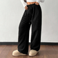 ✨💖 Style Rétro-Chic | Pantalon en Corde Velours Taille Haute | Coupe Détendue & Matière Texturée 🕶️【-60%】
