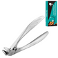🎉✂️50% de réduction ! Coupe-ongles ergonomique pour seniors – Lames inclinées, récupérateur intégré et prise en main facile