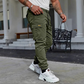 Pantalon cargo décontracté pour homme avec cordon de serrage