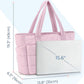 👜 60% DE RÉDUCTION ! ✨ Sac Fourre-Tout Léger Rose Vif pour Femme – Spacieux, Polyvalent & Style Tendance 👛