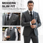 Costume 3 pièces coupe slim pour homme