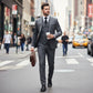 Costume 3 pièces coupe slim pour homme