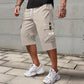 📢📢50 % de réduction !! ⏰Pantalon cargo capri décontracté à cordon pour homme