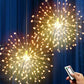 Feux d'artifice de Noël LED en fil de cuivre