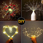 Feux d'artifice de Noël LED en fil de cuivre