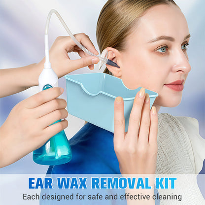 💐50% DE RÉDUCTION ! Set Complet d'Hygiène Auriculaire – 5 en 1 avec Étui de Rangement 🧼💼【Stock Limité】