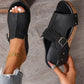 👡 55% de Réduction! 🌞 Sandales à Talons Compensés pour Femmes – Semelles Rembourrées, Légères & Confortables, Antidérapantes ✨