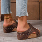 👡 55% de Réduction! 🌞 Sandales à Talons Compensés pour Femmes – Semelles Rembourrées, Légères & Confortables, Antidérapantes ✨