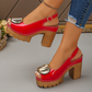 👡 50 % DE RÉDUCTION ! ✨ Sandales élégantes à bout ouvert et talons à boucle – Chic, confortables et parfaites pour toutes les occasions 🌸