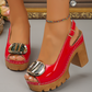👡 50 % DE RÉDUCTION ! ✨ Sandales élégantes à bout ouvert et talons à boucle – Chic, confortables et parfaites pour toutes les occasions 🌸