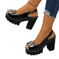 👡 50 % DE RÉDUCTION ! ✨ Sandales élégantes à bout ouvert et talons à boucle – Chic, confortables et parfaites pour toutes les occasions 🌸