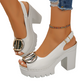 👡 50 % DE RÉDUCTION ! ✨ Sandales élégantes à bout ouvert et talons à boucle – Chic, confortables et parfaites pour toutes les occasions 🌸