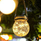 ⏳Limited-time 50% off💥☀️Solar Crackle Glass Jar Light💡