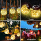 ⏳Limited-time 50% off💥☀️Solar Crackle Glass Jar Light💡