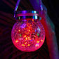 ⏳Limited-time 50% off💥☀️Solar Crackle Glass Jar Light💡