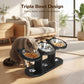 🍲🐕 LIMITED TIME 50% OFF! Anti-Slip Elevated 3-Bowl Pet Feeder – Raised Design Protects Joints, 3 Bowls for Food, Water & Treats! No More Spills or Sliding ✨