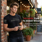 👕💪🔥 PROMO -56% ! T-Shirt Col Rond Coupe Athlétique Homme – Coton Respirant, Évacuation d’Humidité & Freedom de Mouvement (Vert/Noir, S-3XL)