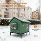 ⏳Limited-time 50% off⏰All-Weather Elevated Outdoor Cat House – Waterproof Oxford Cloth, Thermal Aluminum Lining & Foldable Design🐈🏠🌧️