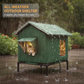 ⏳Limited-time 50% off⏰All-Weather Elevated Outdoor Cat House – Waterproof Oxford Cloth, Thermal Aluminum Lining & Foldable Design🐈🏠🌧️