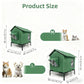 ⏳Limited-time 50% off💥 All-Weather Elevated Outdoor Cat House 🐱– Waterproof, Thermal Lining & Foldable🌧️
