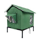 ⏳Limited-time 50% off💥 All-Weather Elevated Outdoor Cat House 🐱– Waterproof, Thermal Lining & Foldable🌧️