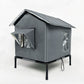 ⏳Limited-time 50% off⏰All-Weather Elevated Outdoor Cat House – Waterproof Oxford Cloth, Thermal Aluminum Lining & Foldable Design🐈🏠🌧️