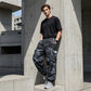 Pantalon décontracté camouflage pour homme avec cordon de serrage