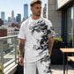 🌿Ensemble T-Shirt & Short Homme ✅ Imprimé Graphique & Coupe Confort | Léger et Tendance 👕🔥