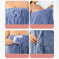Extra-Large Soft Absorbent Elastic Bathrobe & Hair Drying Cap 2-Piece Set