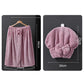 Extra-Large Soft Absorbent Elastic Bathrobe & Hair Drying Cap 2-Piece Set