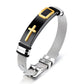✝️ PROMO LIMITÉE 50% DE RÉDUCTION ! ✨ Bracelet Croix Acier Inoxydable Homme – Durable, Réglable ✨
