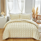 📢⏰🛏️ DERNIER JOUR 53% ! Housse de Couette 3 Pièces – Texture Plissée Élégante, 6 Couleurs, 7 Tailles, Lavable en Machine, Mélange de Fibres Premium 🌙
