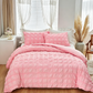 📢⏰🛏️ DERNIER JOUR 53% ! Housse de Couette 3 Pièces – Texture Plissée Élégante, 6 Couleurs, 7 Tailles, Lavable en Machine, Mélange de Fibres Premium 🌙