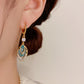 💎 50% DE RÉDUCTION ⏰ Boucles d'oreilles créoles pendantes bleu ciel – Légères, brillantes & faciles à porter – parfaites pour une touche de couleur au quotidien ou pour les soirées estivales 🌊