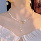 🥳PROMO FLASH 50%✨Ensemble Collier & Boucles d'Oreilles Rose & Perles – Alliage, Zircon, Boîte Cadeau, Parfait pour Mariage, Soirée & Photos💍