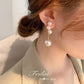 🥳PROMO FLASH 50%✨Ensemble Collier & Boucles d'Oreilles Rose & Perles – Alliage, Zircon, Boîte Cadeau, Parfait pour Mariage, Soirée & Photos💍